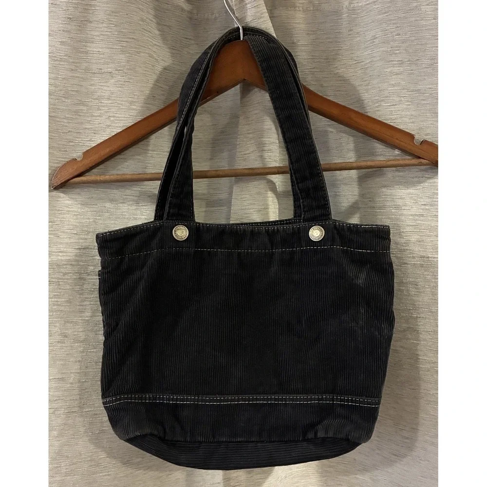 Vtg Aeropostale Corduroy Blue Shoulder Bag Y2K Style hobo purse handbag